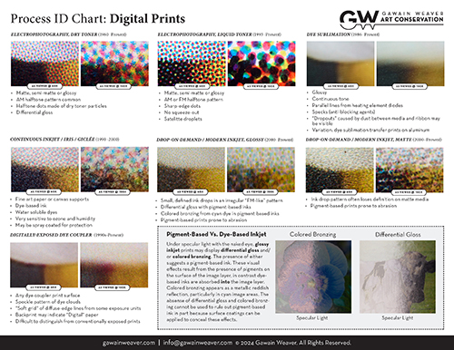 Process ID Chart Digital Prints